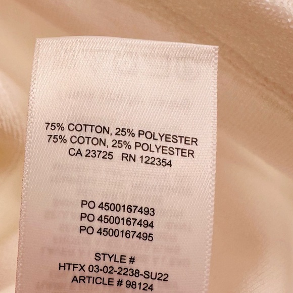 Aritzia Tna Newcastle Shirt Terrycloth polo button down short sleeve - Picture 6 of 10